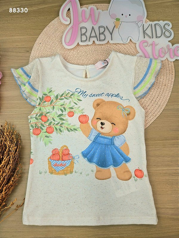 Blusa em Malha Power Kukiê Infantil Menina