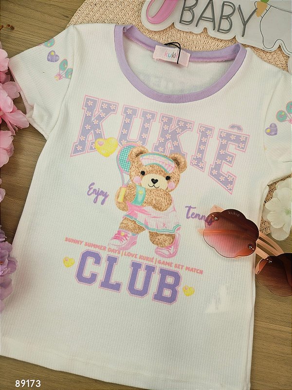 Blusa em Canelado Kukiê Infantil Menina