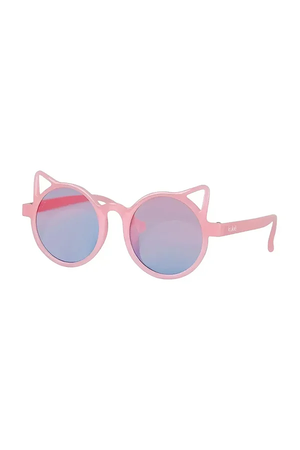 Óculos de Sol com Proteção UV (acompanha Caixinha e Estojo) Gatinho Kukiê Infantil Menina