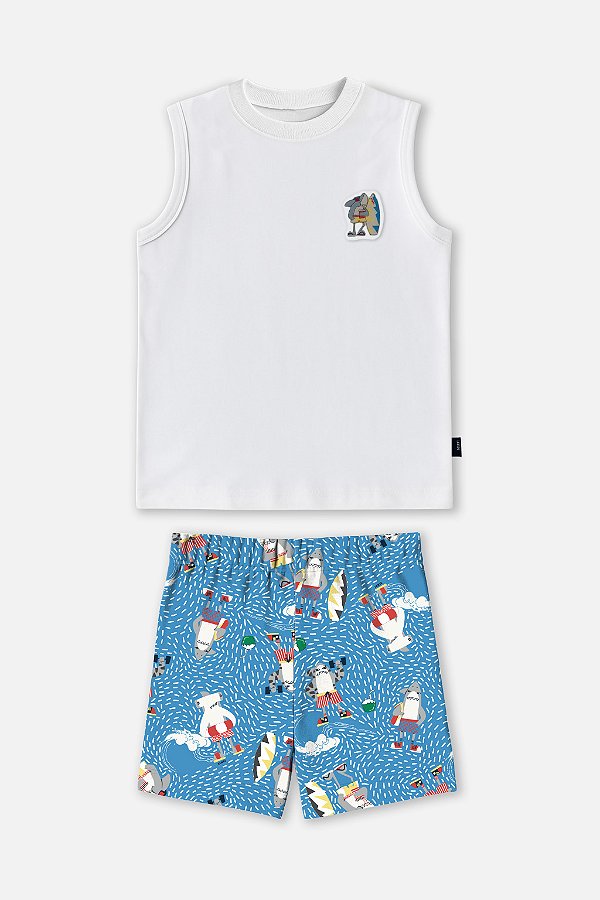 Conjunto Regata e Bermuda Bimbi