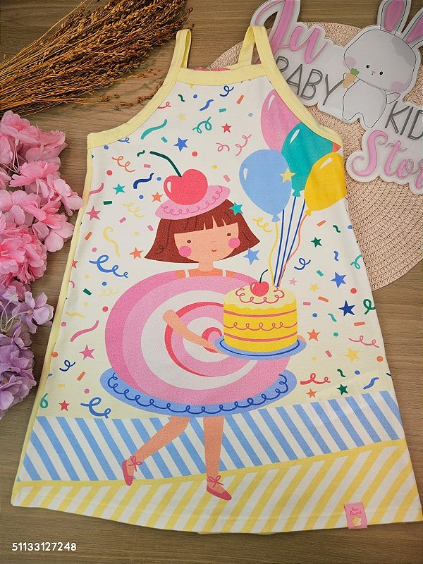 Vestido Bolinho Mon Sucré