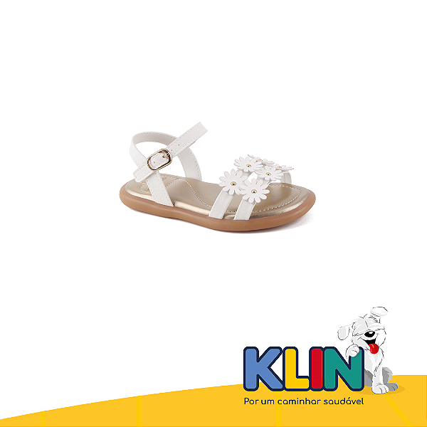 Sandália Fofura Branco Worldcolors Klin