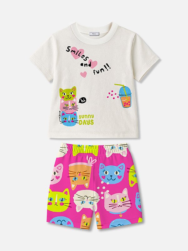 Conjunto T-Shirt e Shorts Bimbi