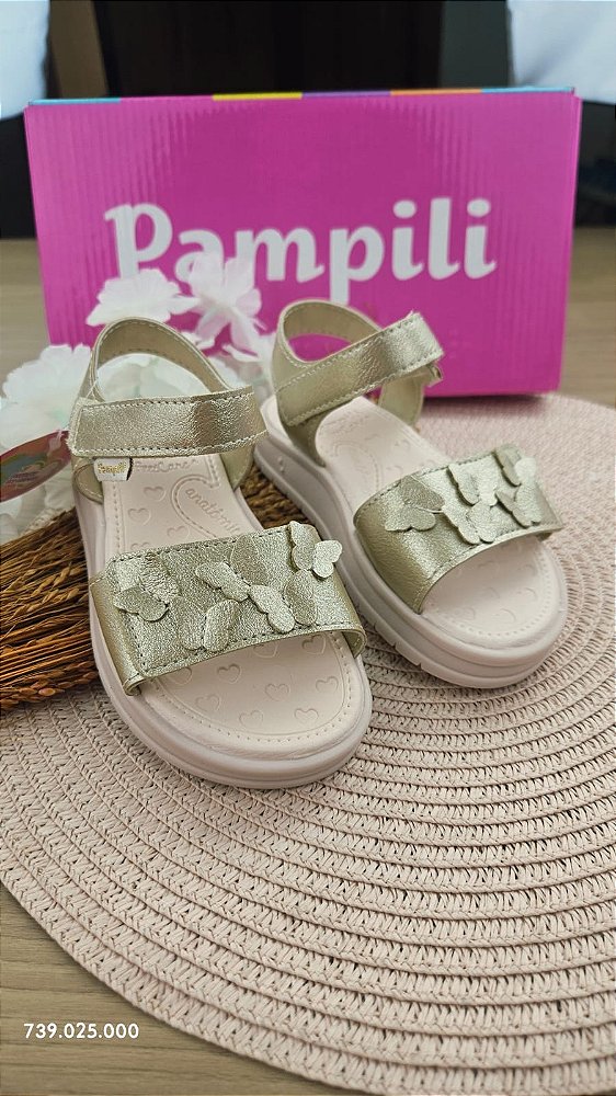 Sandália Pampili Dourada