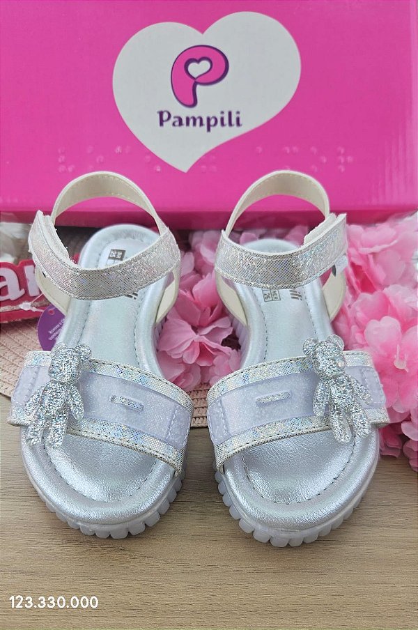 Sandália Pampili Off White Glow