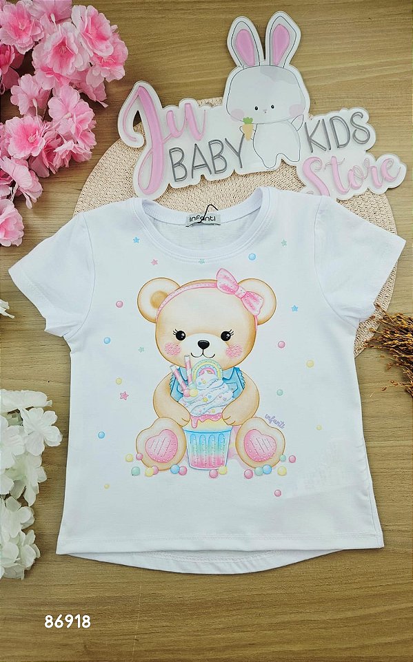 Blusa em Meia Malha Infanti Infantil Menina