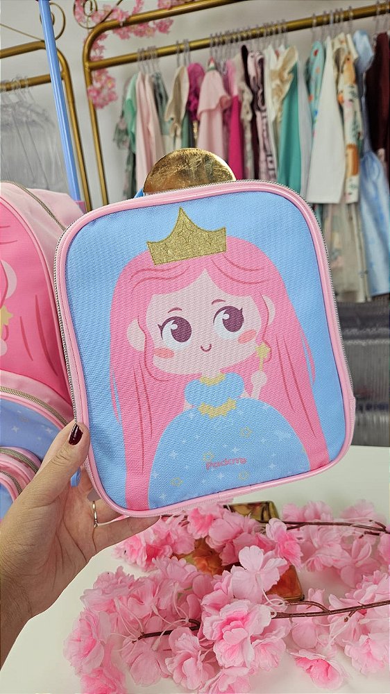 Lancheira Costas Princesa Encantada Pack Me