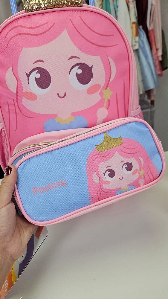 Estojo Duplo Princesinha Encantada Pack Me