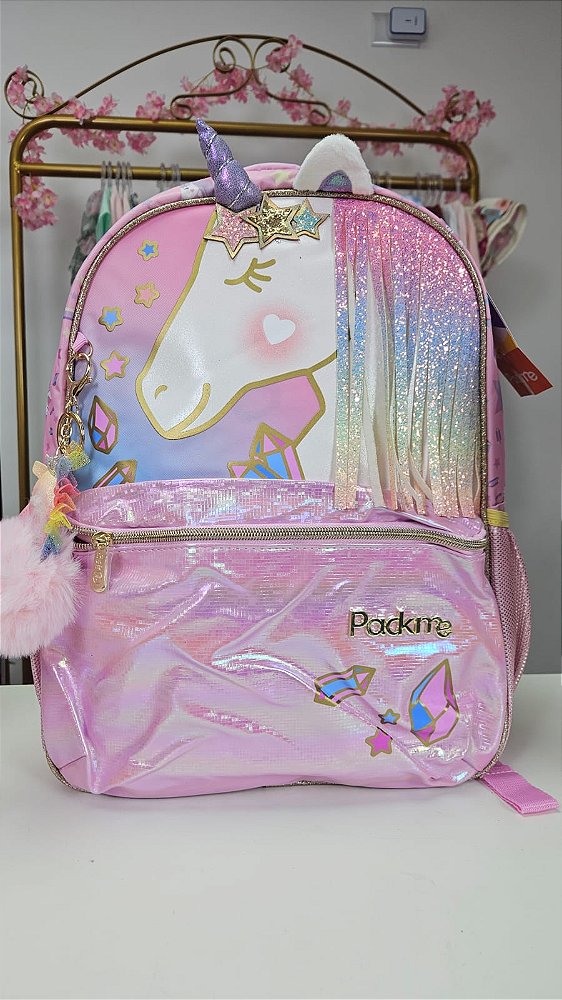 Mochila Costas Unicórnio Fantasy Pack Me