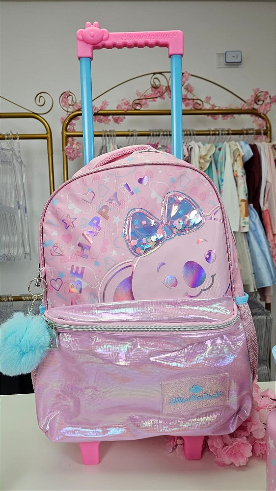 Mochila Rodinha com Alças Charming Lilica Ripilica