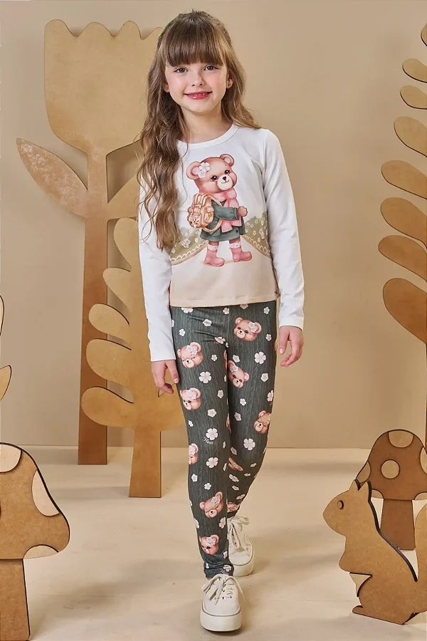 Blusa em Termoskin Peluciado Infanti Infantil Menina