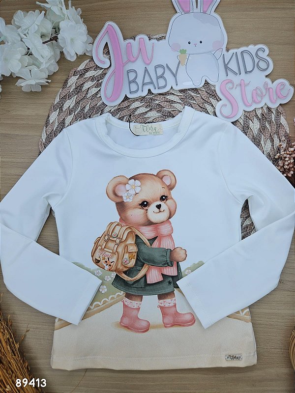 Blusa em Termoskin Peluciado Infanti Infantil Menina