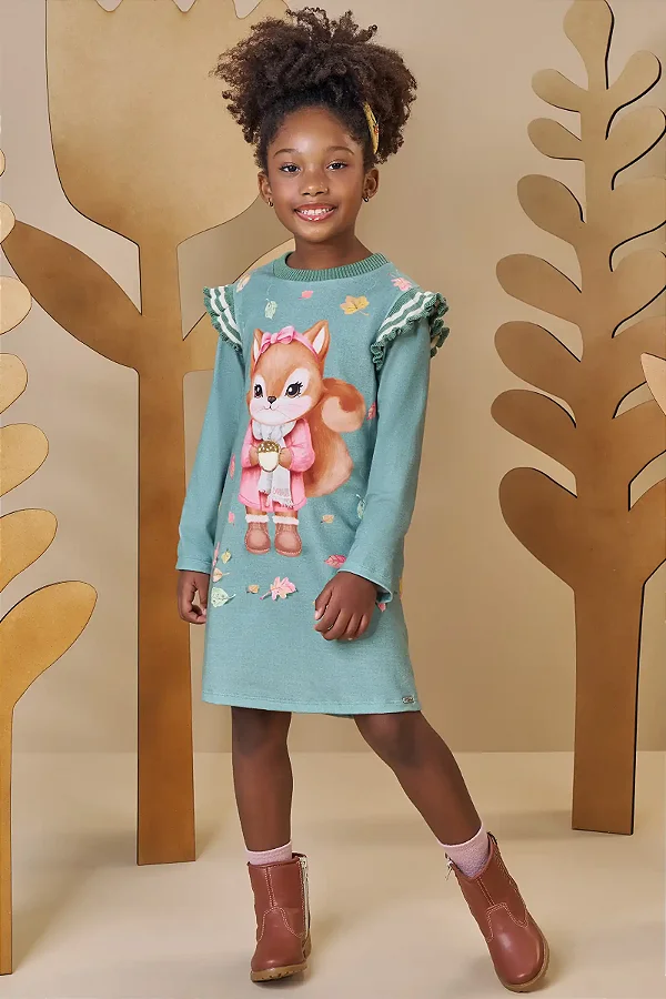 Vestido em Malha Fresh Infanti Infantil Menina