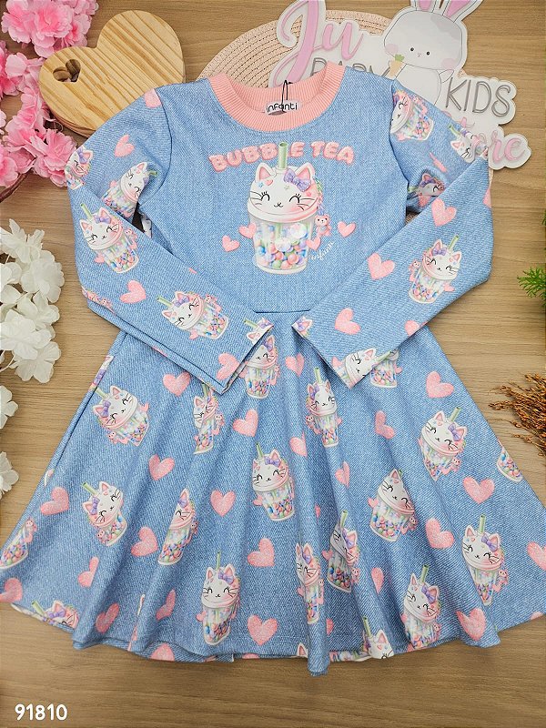 Vestido em fly Tech Infanti