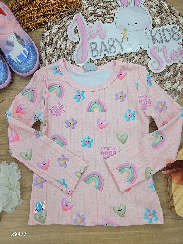 Blusa em Malha Power Infanti Infantil Menina