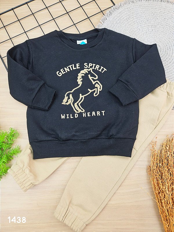 Conjunto Blusão e Calça Cavalo Fakini