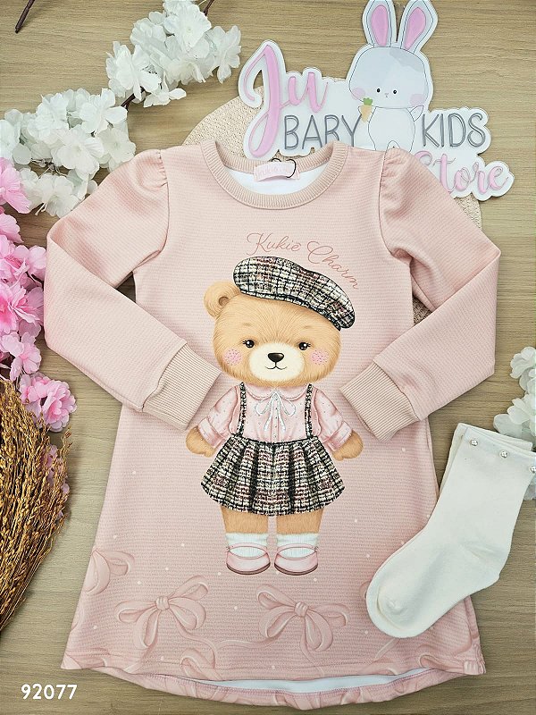 Vestido em Fly Tech Kukie