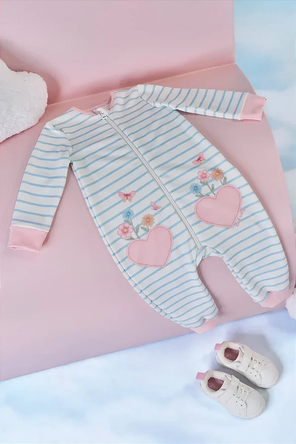 Macacão em Molecotton Kukiê Bebê Menina