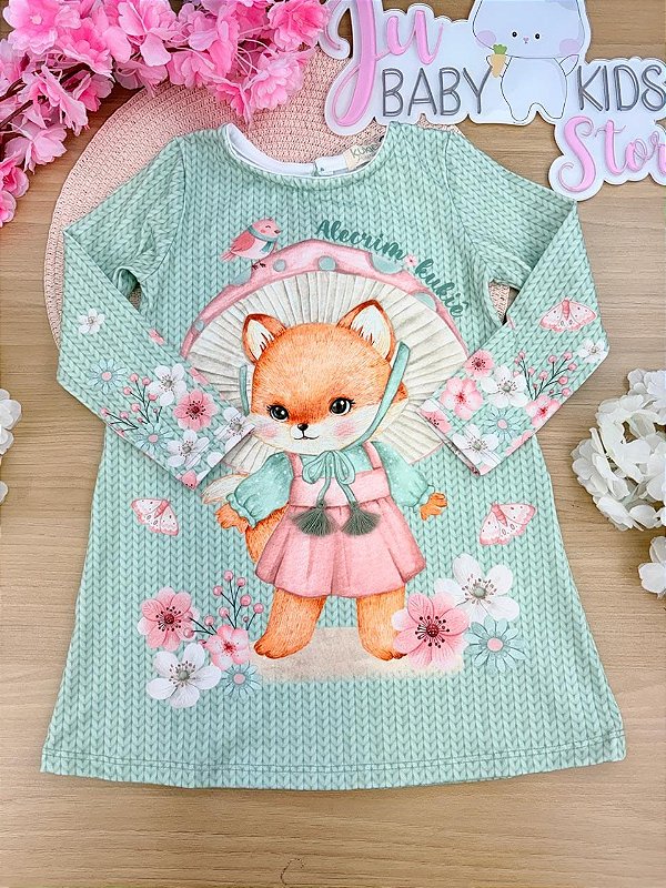 Vestido em Malha Power Kukiê Bebê Menina