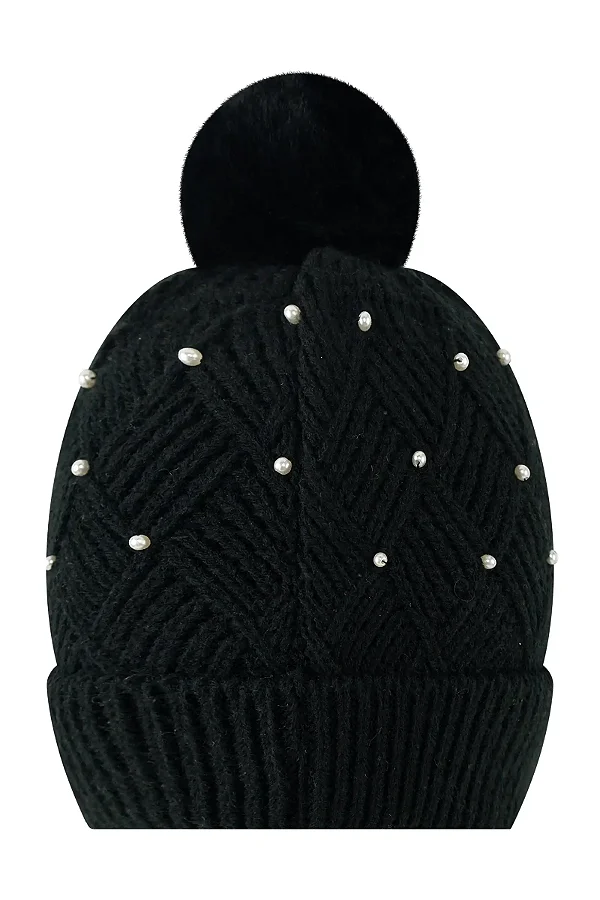 Gorro Em Tricot Preto Kukiê