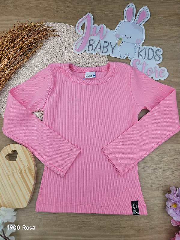 Blusa em malha 96% algodão 4% elastano feminina Tutti-Fruti Fakini