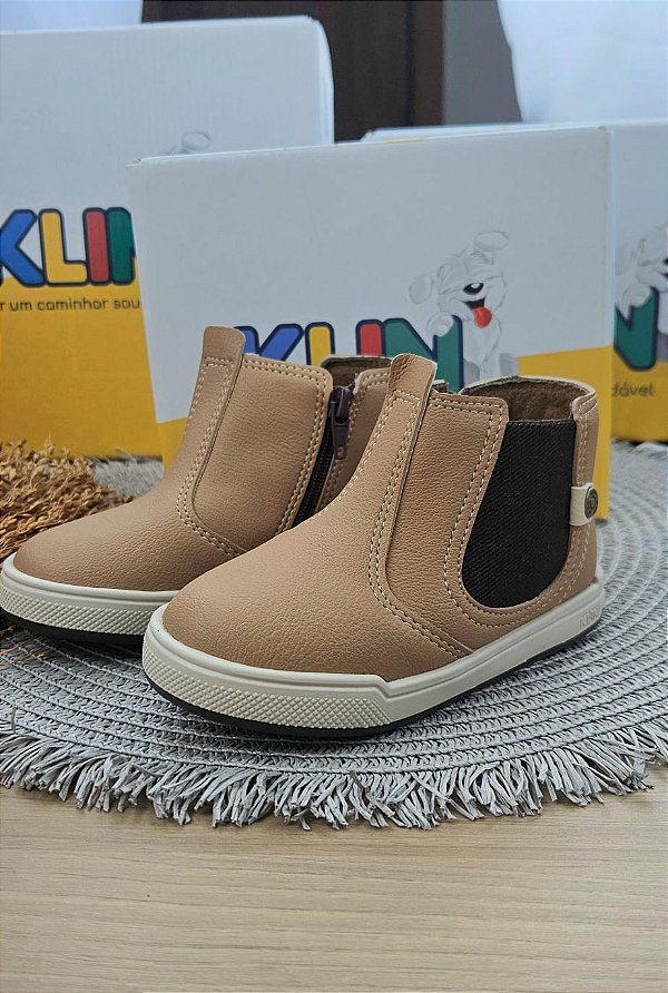 Botinha Chelsea Para Bebê Klin Flyer Baby Estilo Jeca