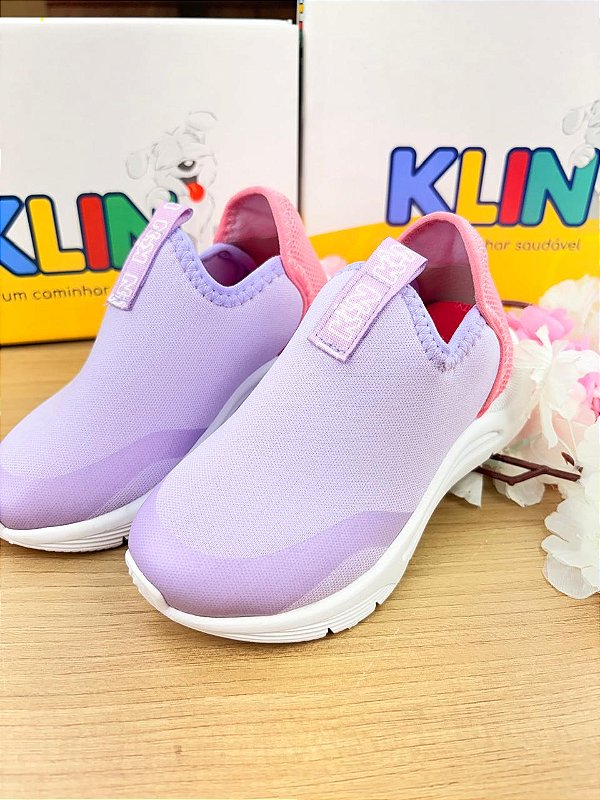 Tênis New Sport Mini Lavanda/Rosa Doce Klin