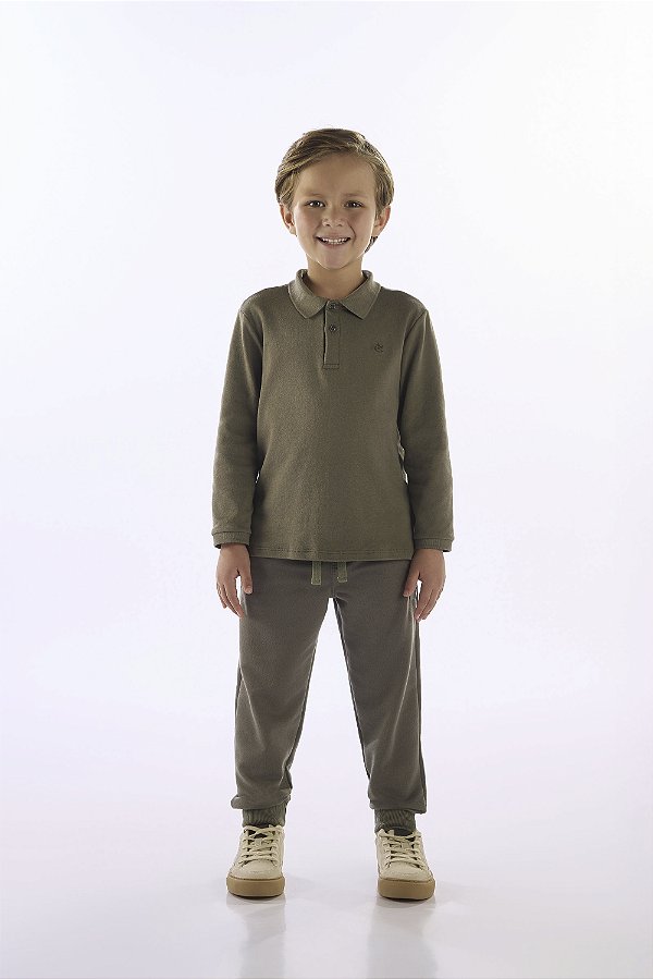 Camisa Polo Manga Longa Up Baby