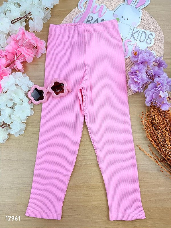 Legging Canelada Rosa Cinti