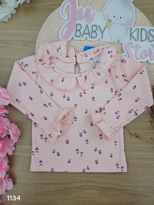 Blusa manga longa Rosa Fakini