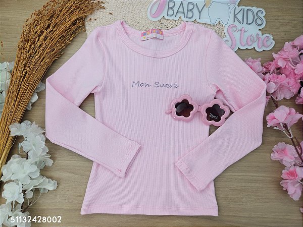 Blusa inverno 2026 002 Rosa Claro Mon Sucré