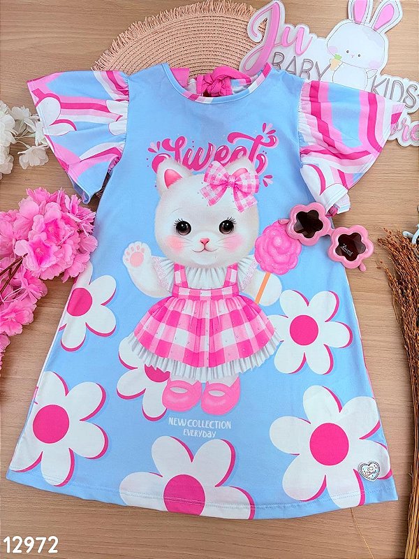 Vestido Azul Porcelana Cinti