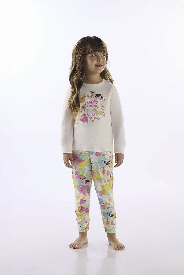 Pijama Blusão e Calça em Suedine - Up Baby