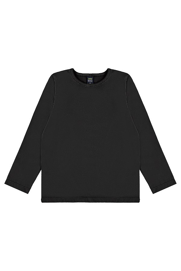 Blusa Manga Longa Preto Pati Nicki - Bee Loop