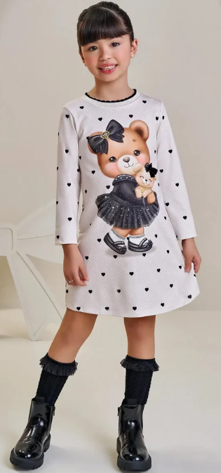 Meia 3/4 Bebe Preto P 25a29 Infanti