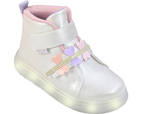 TENIS PAMPILI 483 SNEAKER LUZ BRANCO/COLORIDO