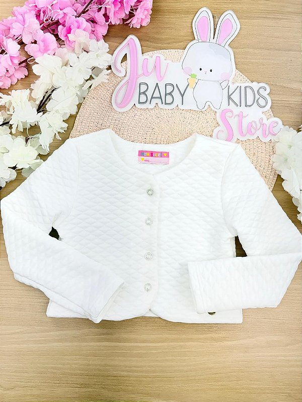 Casaco Inverno Off White Mon Sucré