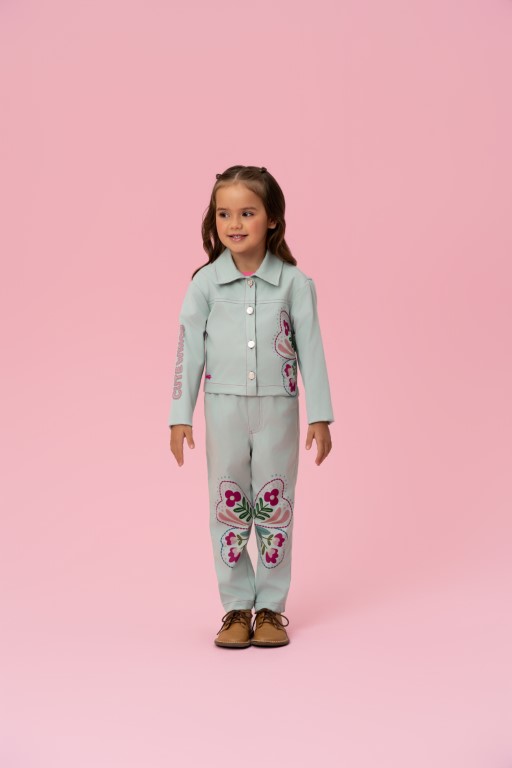 Conjunto Inverno Jaqueta e Calça Verde Mon Sucré