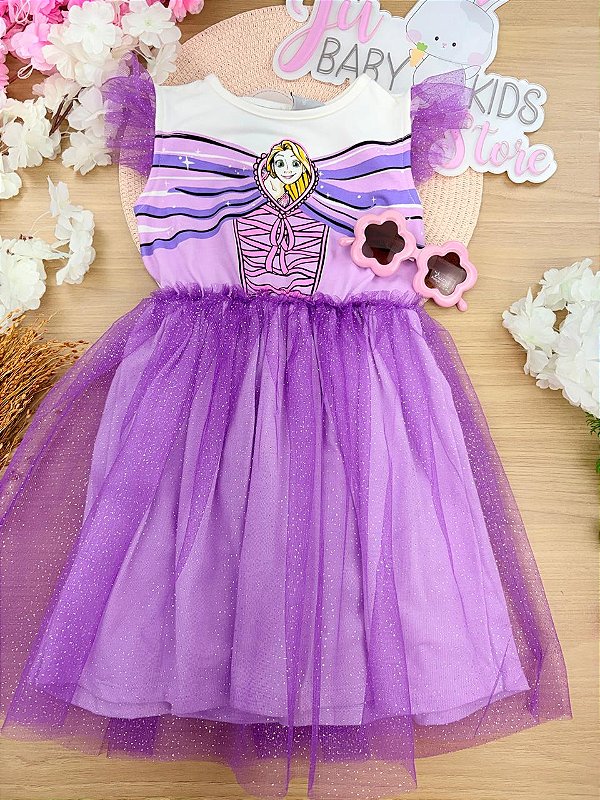 Vestido Rapunzel Disney Bimbi