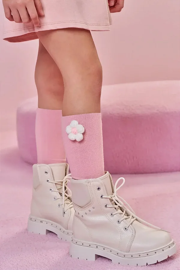 Meia 3/4 Infanti Infantil Menina P - 25 a 29