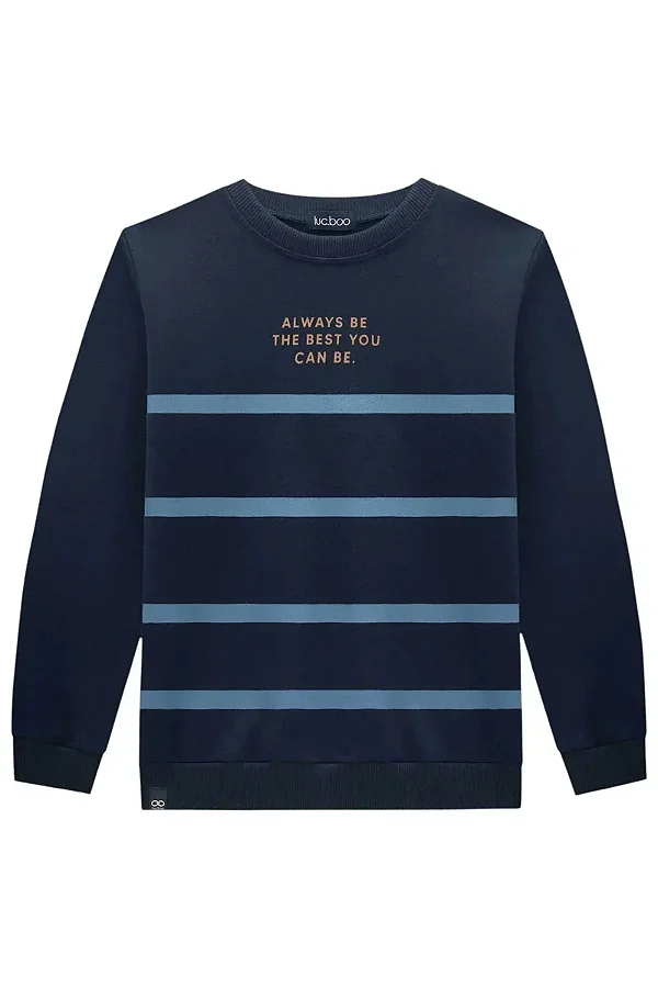 Blusão em Moletom sem Pelúcia LucBoo Infantil Menino