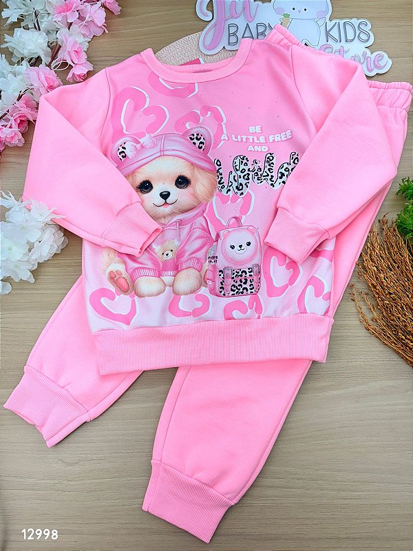 Conjunto Infantil Menina WILD Puppy Cinti