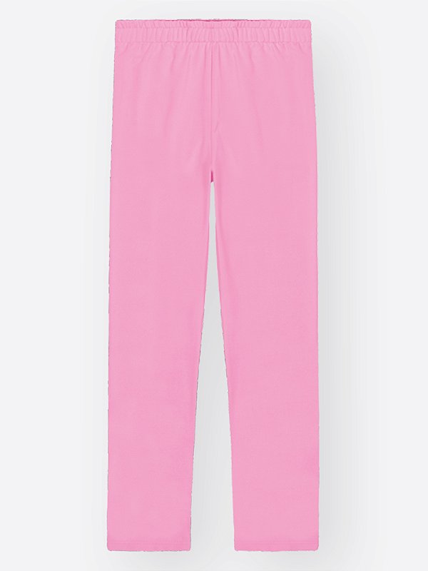 Legging Infantil Menina em Malha Térmica Rosa Cinti