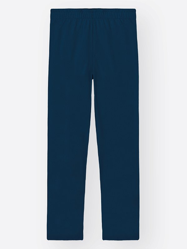 Legging Infantil Menina em Malha Térmica Azul Marinho Cinti