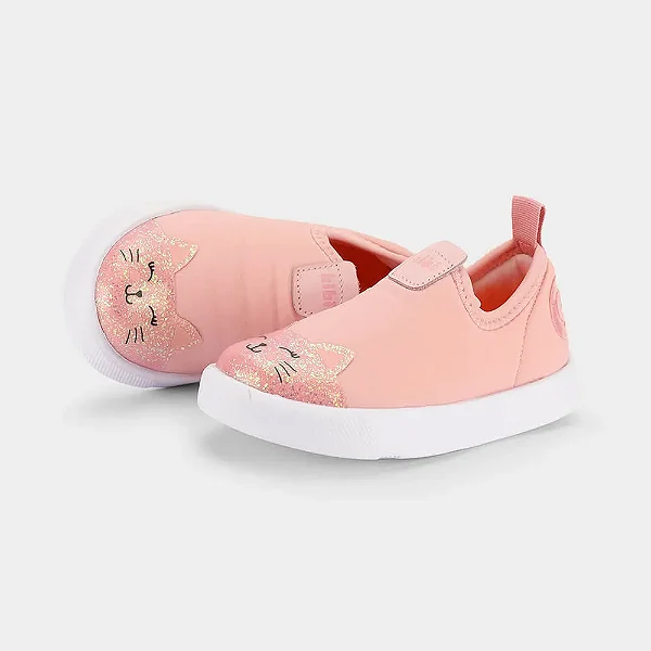 Tênis Infantil Bibi Agility Mini II Rosa de Gatinho