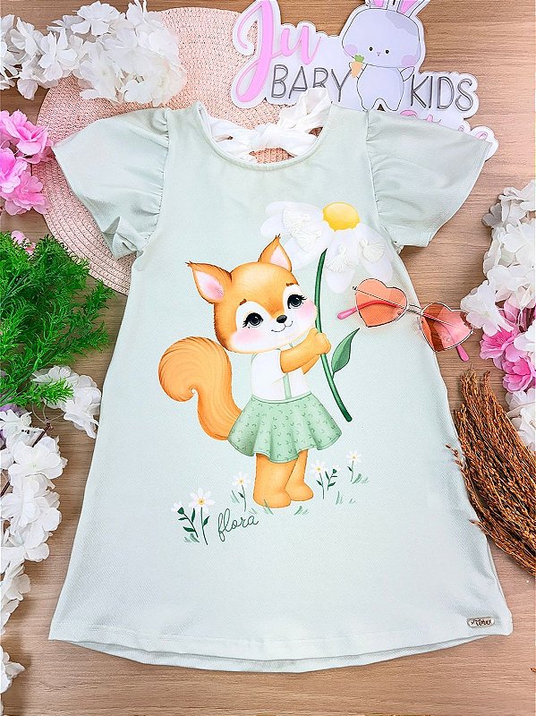 Vestido em Malha Power Infanti Infantil Menina