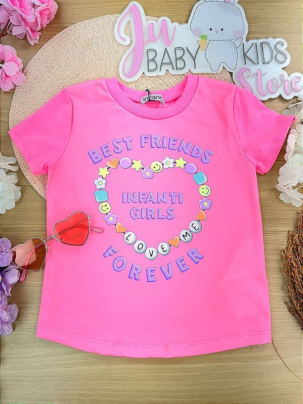 Blusa em Meia Malha Infanti Infantil Menina