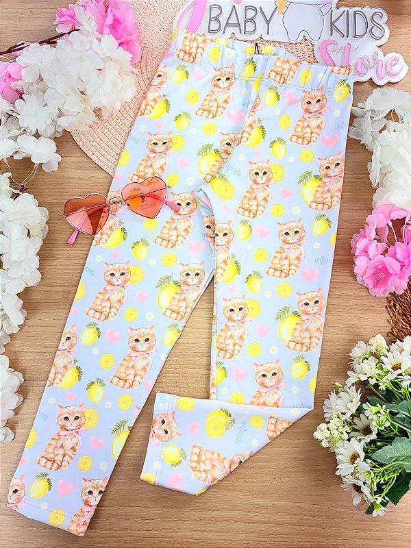 Calça Legging em Malha Power Infanti Infantil Menina