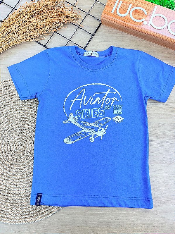 Camiseta em Meia Malha LucBoo Infantil Menino