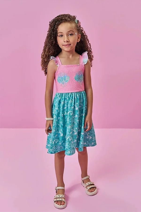 Vestido em Malha Power Kukiê Infantil Menina